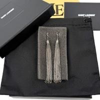 ราคา ต่างหูเงิน ผู้หญิง YSL Saint Laurent 506030-Y1614-8142 ของแท้ 100% (40364472341)