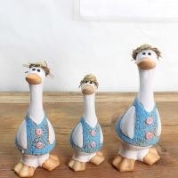 ราคา เป็ดแต่งสวน (ชุด3ตัว) สูง 9 นิ้ว เป็ดแต่งบ้าน ตกแต่งสวน ตุ๊กตาเซรามิคแต่งสวน (25411834897)