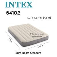ราคา Intex 64102 Double beam ที่นอนเป่า 4.5 ฟุต สีครีม (8724419269)