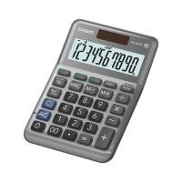 ราคา Casio Calculator เครื่องคิดเลข คาสิโอ รุ่น MS-100FM แบบตั้งโต๊ะ ขนาดกะทัดรัด 10 หลัก สีเทา (2634429224)