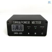ราคา Swr-120 1.8MHz-50MHz 0.5W-120W Standing Wavemeter OLED Digital Display SWR HF Shortwaves Meters Power Watt Meter (28864809769)