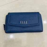 ราคา กระเป๋าสตางค์ ELLE ของแท้ สีน้ำเงิน (Used) (8886399950)