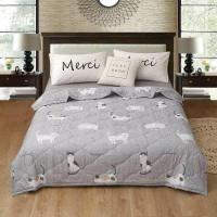 ราคา ผ้าห่มใยไหม ลายแมวเทา (4761924132)