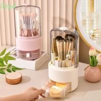 ราคา LLOYD 360° ที่วางแปรงแต่งหน้าหมุนได้, กล่องเก็บแปรงแต่งหน้าทรงกลมพลาสติก, ป้องกันฝุ่นความจุขนาดใหญ่พร้อมลิ้นชักลิปสติกที่ใส่ดินสอเขียนคิ้ว โต๊ะเครื่องแป้ง โต๊ (47904954713)