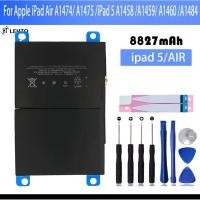 ราคา แบตเตอรี่แท็บเล็ต8827มิลลิแอมป์สำหรับ Apple iPad 5 & Air 1อะไหล่แบตเตอรี่ A1474 A1475 A1476 A1823 A1893 A1954 A2197แบต (29825597410)