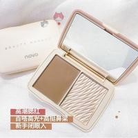 ราคา แต่งหน้า NOVO Facial Translucent Contouring Powder Natural Brightening Contouring สามมิติ Contouring Blush Highlighting Contouring Palette20251225 (50503698710)