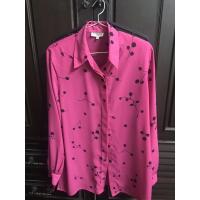 ราคา Official เสื้อเชิ้ตทรง oversize สีชมพู (7188057525)