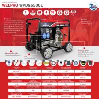 ราคา เครื่องปั่นไฟ เครื่องกำเนินไฟฟ้าเบนซิน WELPRO ( รุ่น WPDG6500E ) ของเเท้ TalayTools (11715753395)