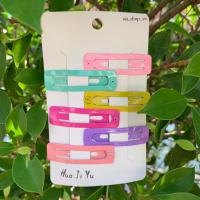 ราคา กิ๊บติดผม สี่เหลี่ยมยาว กิ๊บวินเทจ ยุค90 1 แผง 6 อัน สีพาสเทล (10797159848)