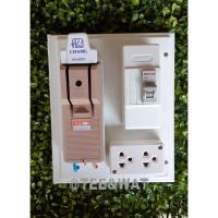 ราคา คัตเอาท์ Chang 60A-2P ลูกเซอร์กิตพร้อมกล่อง(ตัดไฟ) สำเร็จรูปประกอบเรียบร้อยแล้วพร้อมใช้งาน (10446268414)