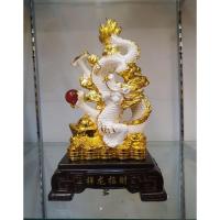 ราคา มังกร มังกรขาว มังกรทองล่อแก้ว มังกรเสริมมงคล มังกรตกแต่งบ้าน (7958824813)