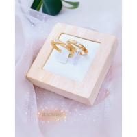 ราคา แหวนทองแดงลูกปัดเดียวสีตะวันตก 750 - แหวนแต่งงาน คู่รัก (43060258038)