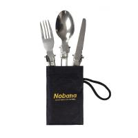 ราคา CLS x Nobana ชุดช้อนส้อม พับได้ พกพา พร้อมกระเป๋าจัดเก็บ (24886976615)