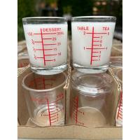 ราคา แก้วเป็ก แก้วก๊ง แก้วตวง สเกล 1 ออน/30ml / 1.5 ออน/45ml พร้อมส่ง (25123921339)