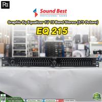 ราคา SOUNDBEST EQUALIZER 1U EQ 215 อีคิว EQ215 2x15 Band อีควอไลเซอร์ ปรับแต่งเสียง PA SOUND CENTER (5843216924)