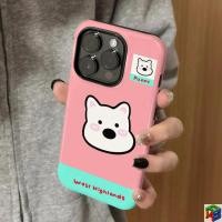 ราคา 5GสําหรับOppo Reno13 Reno 13Pro 5G Reno 12/12Pro 5G Reno10/10Pro Oppo A96 5G/Reno7Z=8Z 5G/A54/A74 5G AหัวสุนัขPortraitพร้อมเคสป้องกันการตก 2in1 (44310898964)