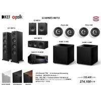 ราคา ONKYO TX RZ50 + KEF META Q11+ Q6C+Q3 + KUBE12 MIE X2 + POLK V80 X4 SET (24093942948)