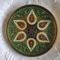 ราคา จานโชว์ จานแขวนผนัง งานทองเหลือง งานละเอียดสวยมากค่ะ ได้มาจากตู้อังกฤษนะคะ (17627013483)