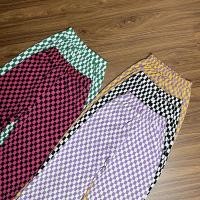 ราคา SF - หมากรุกผู้หญิง Culottes / ลายหมากรุกสไตล์เกาหลี (41555796483)