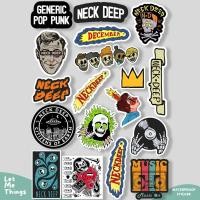 ราคา Aesthetic Sticker case hp หมวกกันน็อค tumblr || สติ๊กเกอร์แบรนด์ NECKDEEP hypebeast (48554003938)