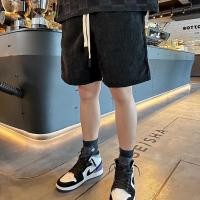 ราคา black short corduroy กางเกงลูกฟูกขาสั้น สีดำ fitment (21252445320)