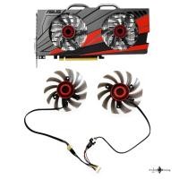 ราคา พัดลมการ์ดจอ ASUS GTX950 960 1060 660 750Ti 760 770 RX560 Graphics card fan (26417669188)