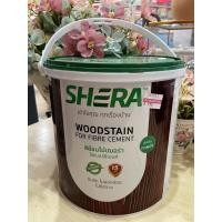 ราคา สีย้อมไม้เฌอร่าไฟเบอร์ซีเมนต์ FB-1408G สีสักทอง เงา แกลลอน สำหรับทาผนังทั่วไป รหัส 1714275300 (13581505204)