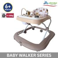 ราคา Baby Walker Otomo walker baby with Play Toy And Music walker รถหัดเดินเด็ก ของเล่นดนตรี รับประทานอาหาร (41623080273)