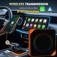ราคา 2 + 16G Wired to Wireless Carplay Box Carpection อัจฉริยะแบบพกพา AI Box รองรับ 16G 32G 64G SD Card (56604641468)
