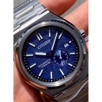 ราคา นาฬิกาข้อมือ Citizen Zenshin Mechanical Light Blue Dial Super Titanium Bracelet NJ0180-80L (26041174705)