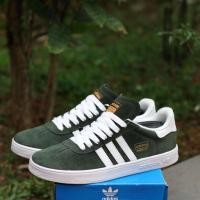 ราคา Adidas Gazelle OG Vintage Green Army Futsal Shoes - Adidas Samba Original Men's Women's Running Spo (25155466625)