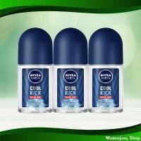 ราคา เมน โรลออน คูลคิก คูลแอคทีฟ นีเวีย 25 มล (3ขวด) Men Roll On Cool Kick Cool Active Nivea (18985512192)