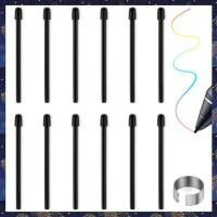 ราคา ชุดปลายปากกาปากกามาตรฐานสําหรับ ชุดปลายปากการีฟิลทดแทนสีดํา 12 ชิ้นสําหรับ Intuos Pro, IMobileStudio Pro (56603230549)