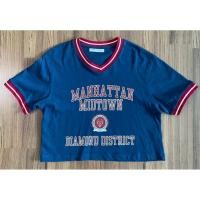 ราคา PULL&BEAR-เสื้อยืดคอวีสีน้ำเงิน ไซส์ M (มือสอง) (25947120280)