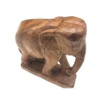 ราคา Elephant carving teak wood ช้างไม้แกะสลักตกแต่งห้อง ตกแต่งบ้านไม้ (1436527613)