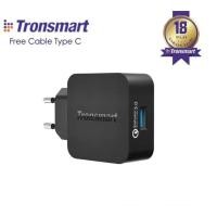 ราคา Tronsmart WC1T Quick Charge 3.0 Wall Charger ปลั๊ก EU พร้อมสาย Type C (8442888266)