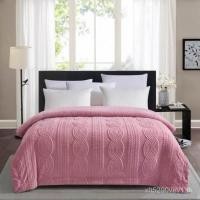 ราคา Ultimate ผ้าห่มขนแกะเทียม 6ฟุต ปั้มลาย นุ่มฟู สีพื้น ขนาด180*200cm (54254750744)