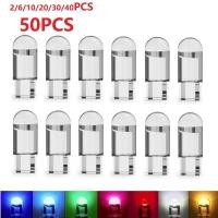 ราคา Yหลอดไฟ LED W5W CANbus T10 6000K ทรงโดมสำหรับอ่านหนังสือหลอดไฟทรงลิ่มป้ายทะเบียนรถ168 194 192 DC 12V สีขาวแดง (26012193002)