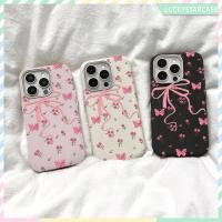 ราคา เคสไอโฟนหรูหราไฮโซ เคส For IPhone 16 15 14 13 12 11 Pro Max X XR XS Max 7 8 16 Plus ดอกไม้โบว์ เคสหนัง TPU Simple Case (40961699809)