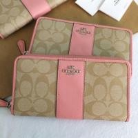 ราคา Coach Signature Zip Around Wallet (349827808)