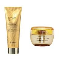 ราคา Tonymoly Intense Care Gold 24K Snail Cream 45ml / Foam Cleanser 150ml (40965029165)