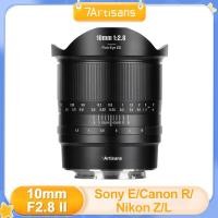 ราคา 7artisans 10mm F2.8 II Full Frame Fisheye Manual focus prime เลนส์สําหรับ Sony E A7S A7R Nikon Z7II Leica TL Sigma FP Canon EOS R3 (28068813926)