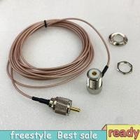 ราคา [freestyle01.th] สายเคเบิลป้อนโคแอกเชียลต่อขยาย 5 ม./16.4 ฟุตสําหรับเสาอากาศวิทยุมือถือวิทยุติดรถยนต์ (44323097352)