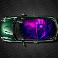 ราคา Flame Tiger สติ๊กเกอร์ติดรถยนต์ สติ๊กเกอร์ตกแต่งหลังคารถ ซันรูฟ ไวนิลห่อ ดัดแปลง itache สติ๊กเกอร์ติดรถ calrsauto ชิ้นส่วน ตกแต่งรถ (48303783176)