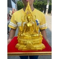 ราคา พระพุทธชินราช องค์พ่นน้ำทอง กว้าง 8 นิ้ว สูง 13 นิ้ว องค์น้ำทอง (17845165635)