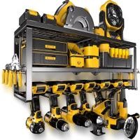 ราคา อัพเกรดหนักติดผนังเครื่องมือไฟฟ้าชั้นเก็บมือ@-@มือถือชั้นวางสว่านไฟฟ้าลอยเครื่องมือการจัดเก็บชั้นเก็บ (46301982643)