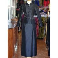 ราคา ชุดไทยจิตรลดา ผ้าไหมแพรทอง สีดำ (6500767915)