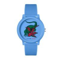ราคา LACOSTE X NETFLIX L.12.12 รุ่น LC2011266 นาฬิกาผู้ชาย ผู้หญิง สายซิลิโคน สีฟ้า หน้าปัด 42 มม. (27155691861)