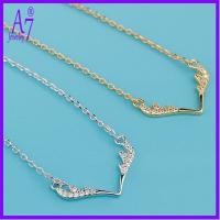 ราคา Niche Simple ฝังเพชรกวาง Antler สร้อยคอของขวัญคริสต์มาส RXW2420 (42528345639)