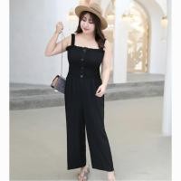 ราคา จั้มสูทขายาวสีดำสม็อคอก (ราคา SALE) (4216890596)